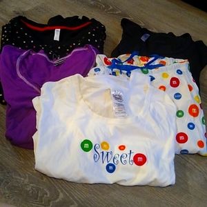 Assorted XL pajama bundle